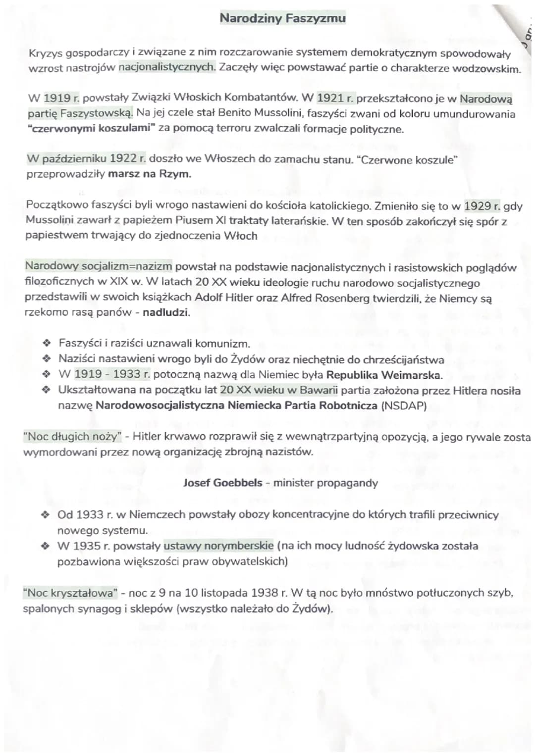 Świat po I wojnie światowej
Obrady konferencji, której celem miało być ustalenie powojennego ładu odbywały się w Paryżu od
stycznia 1919 do 
