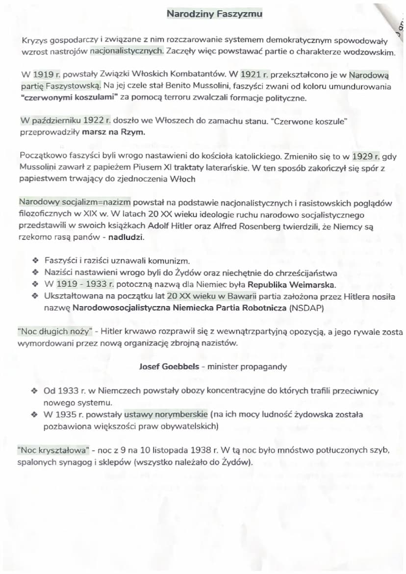 Świat po I wojnie światowej
Obrady konferencji, której celem miało być ustalenie powojennego ładu odbywały się w Paryżu od
stycznia 1919 do 