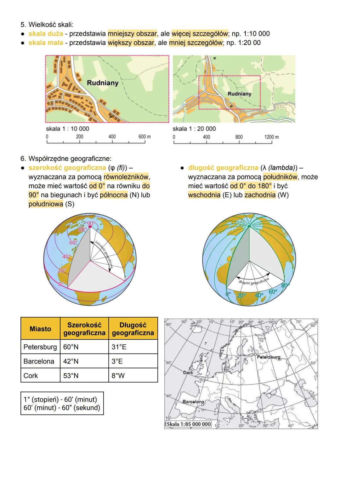 # Mapa jako obraz Ziemi

1. Mapa - obraz powierzchni Ziemi, wykonany na płaszczyźnie, w skali, przy użyciu znaków
umownych i odpowiedniego o