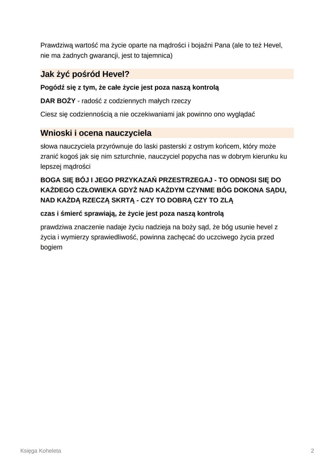 Ksi ega Koheleta
należy do biblijnej literatury mądrościowej
Tytuł
Kohelet - z hebr. ten który gromadzi ludzi "nauczyciel'
Autor
król salomo