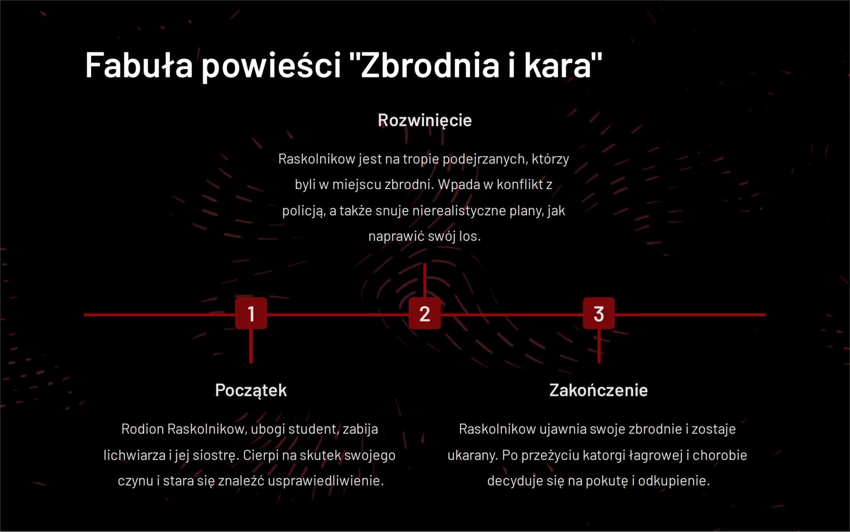 in
Fiodor Dostojewski -
„Zbrodnia i kara"
Fiodor Dostojewski, 19th-century Russian author, wrote the novel
"Crime and Punishment", a masterp