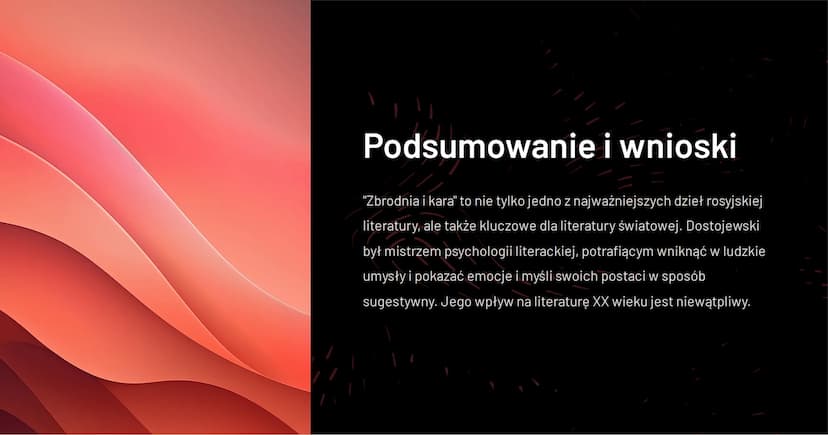 in
Fiodor Dostojewski -
„Zbrodnia i kara"
Fiodor Dostojewski, 19th-century Russian author, wrote the novel
"Crime and Punishment", a masterp