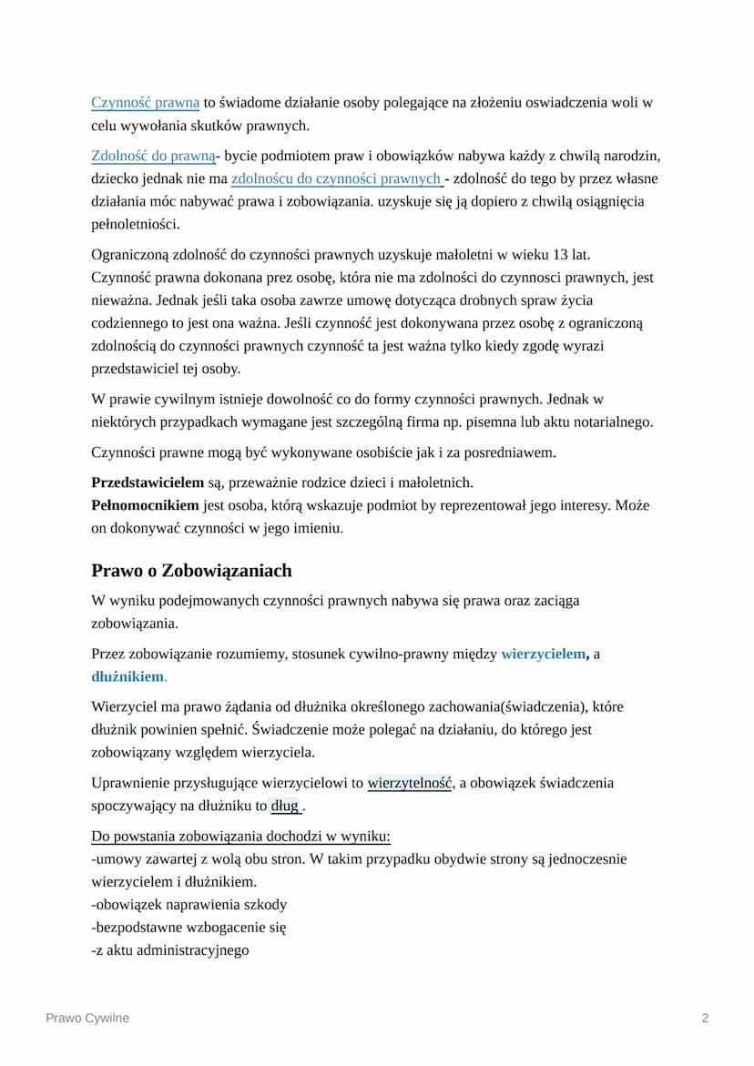of
and
Se 8 Asawa
AXAS
Prawo Cywilne
Testament
Prawo Cywilne
Prawo Cywilne- system norm regulujących stosunki majątkowe i niemajątkowe międz