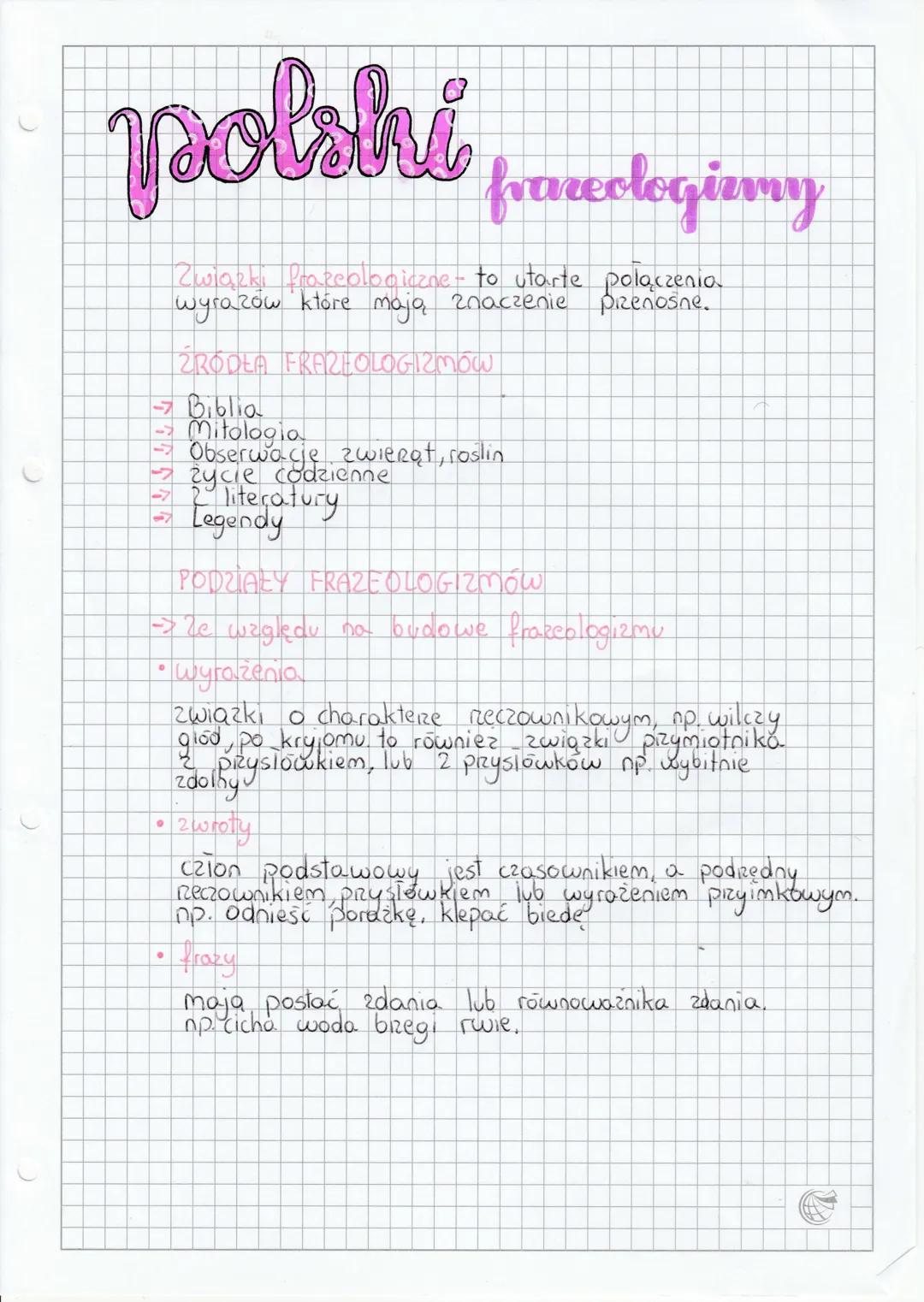 правовый
frazeologizmy
ŹRÓDŁA FRAZEOLOGIZMOW
Biblia
→ Mitologia
- Obserwacje zwieRąt, roslin
-> życie codzienne
literatury
Legendy
•
Związki