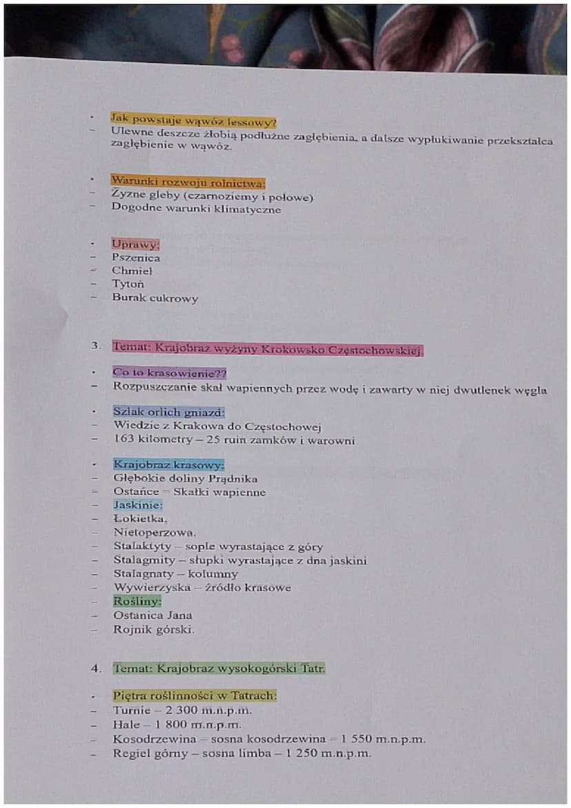 Geografia sprawdzian
1. Temat: Krajobraz miejsku-przemyslowy Wyżyny Śląskie
Cechy krajobrazu.
Wielki obszar miejski połączony gęstą siecią d