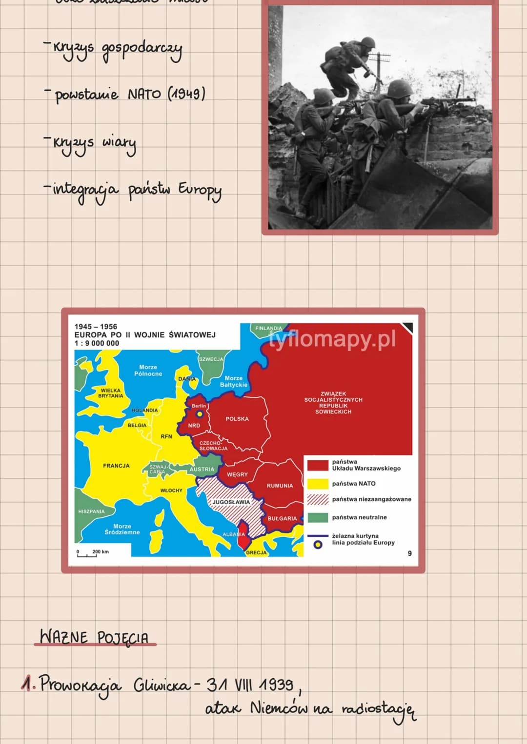 II WOJNA ŚWIATOWA
czas trwania: 1 IX 1939-2 IX 1945
делега:
-ideologia faszystowska rozprzestrzeniająca się z Niemiec
i Włoch
Włoskich do Ab