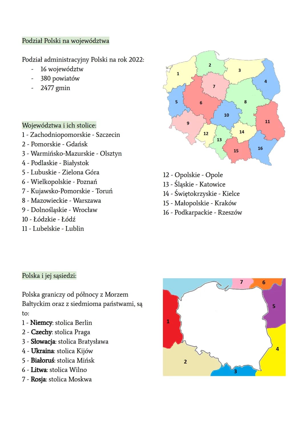 Ukształtowanie terenu - krainy geograficzne Polski
Wyróżniamy:
Charakterystyczną cechą ukształtowania
powierzchni Polski jest pasowy układ
r