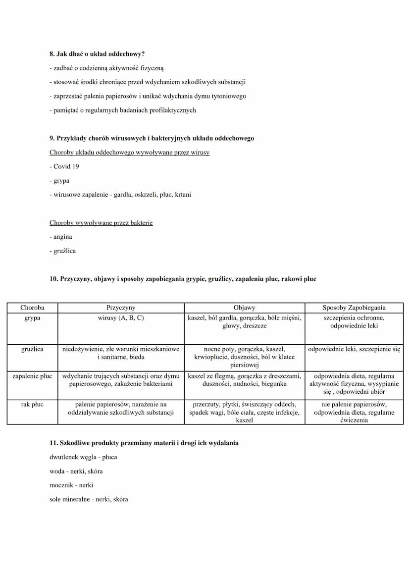 1. Na czym polega właściwe oddychanie i gdzie zachodzi
Polega na produkcji energii z pokarmu przy udziale tlenu, zachodzi w mitochondriach
2