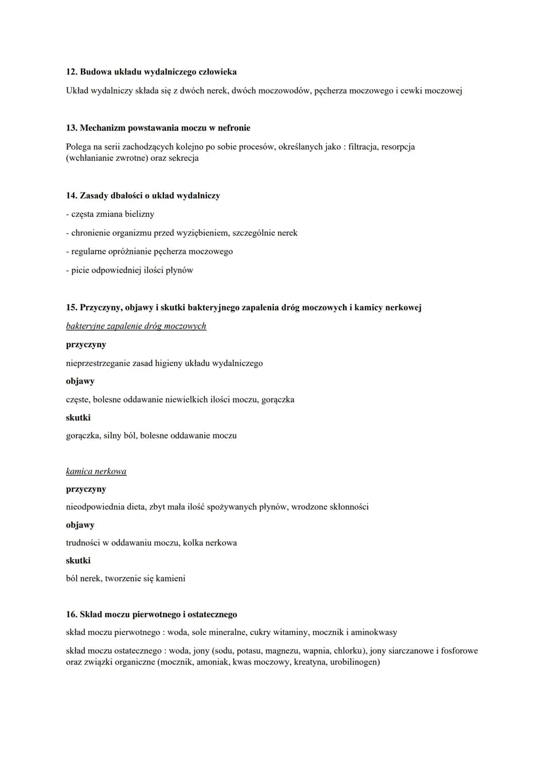 1. Na czym polega właściwe oddychanie i gdzie zachodzi
Polega na produkcji energii z pokarmu przy udziale tlenu, zachodzi w mitochondriach
2