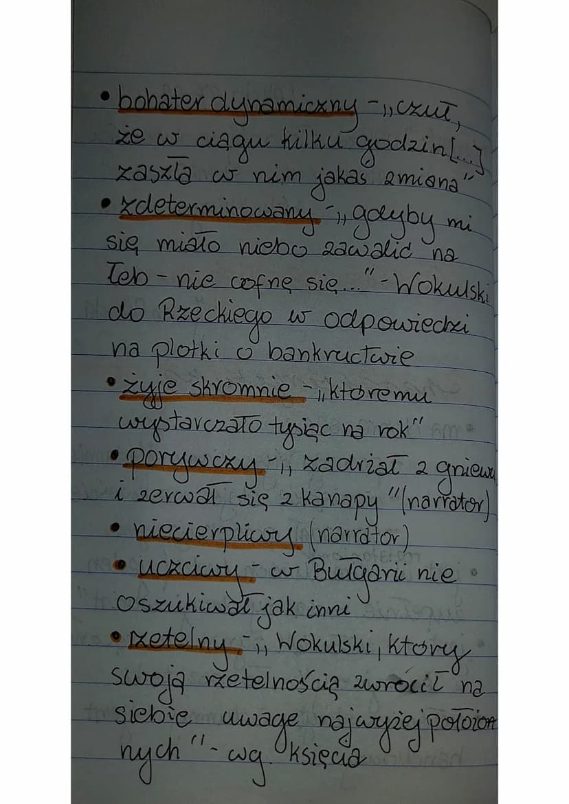 Człowiek szerokiej duszy"
Julian Ochocki
Jombatwegho w
950 Touring
Charakterystyks
•ma dobre sercet vetwe
- pomaga Wysockiemu, Mariannie
(ve