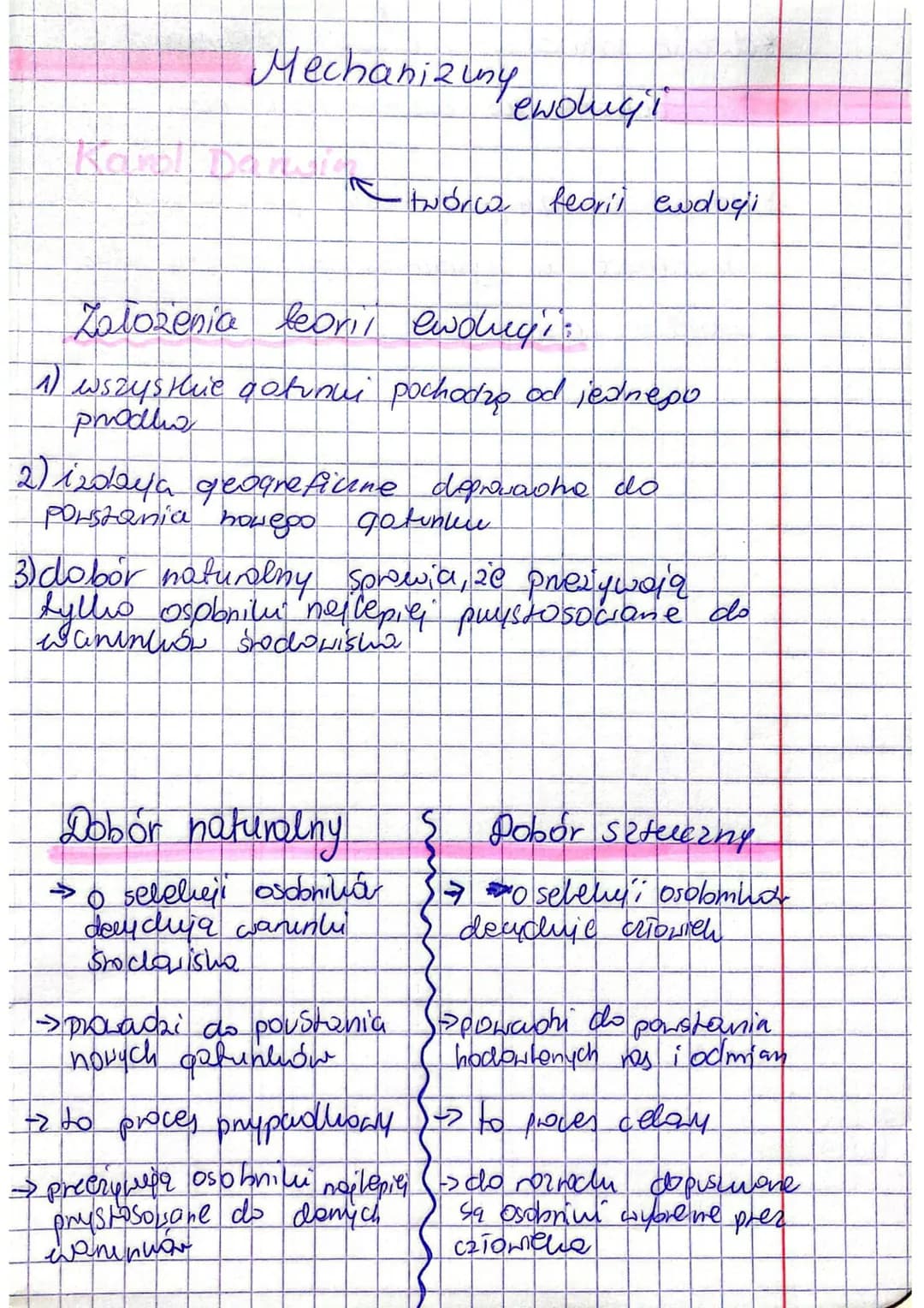Mechanizung
Karol DarAL
ewolug?
twórc feorii endugi
Założenia leorii ewding":
1) wszysthie gotunui pochodzą od jednepo
prodho
2) isdaya geog