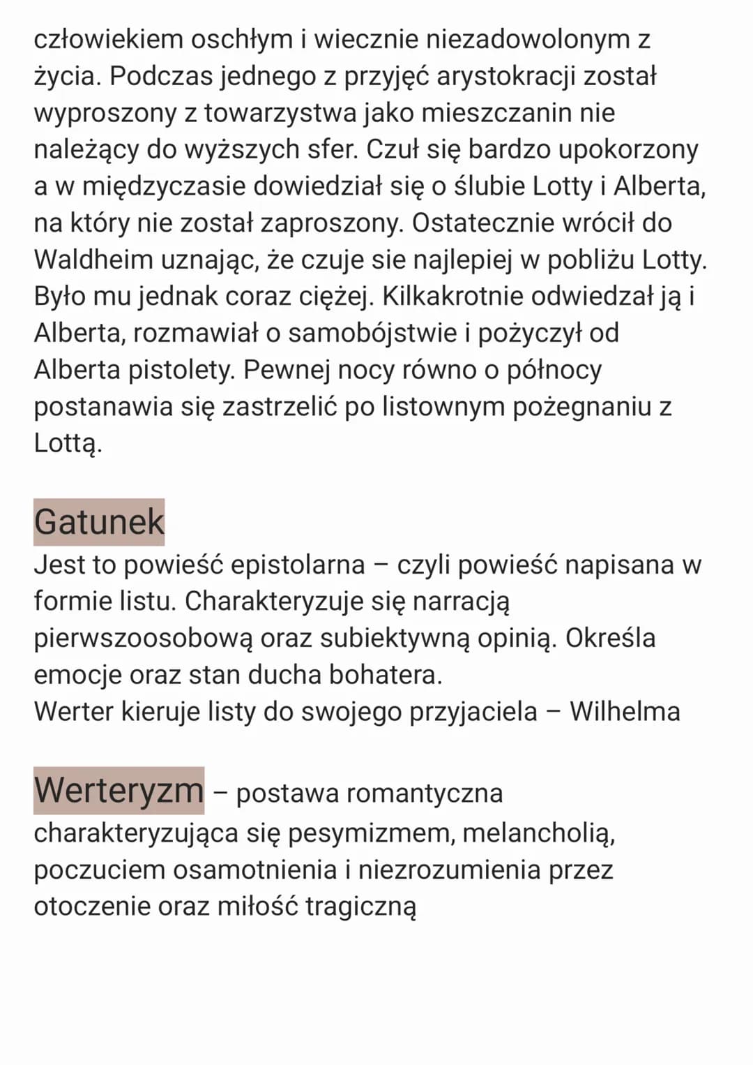 Cierpienia Młodego Wertera &
Geneza
Praca nad utworem trwała kilka tygodni. Został wydany
jesienią 1774 r. Podczas ukazania się powieści w
N