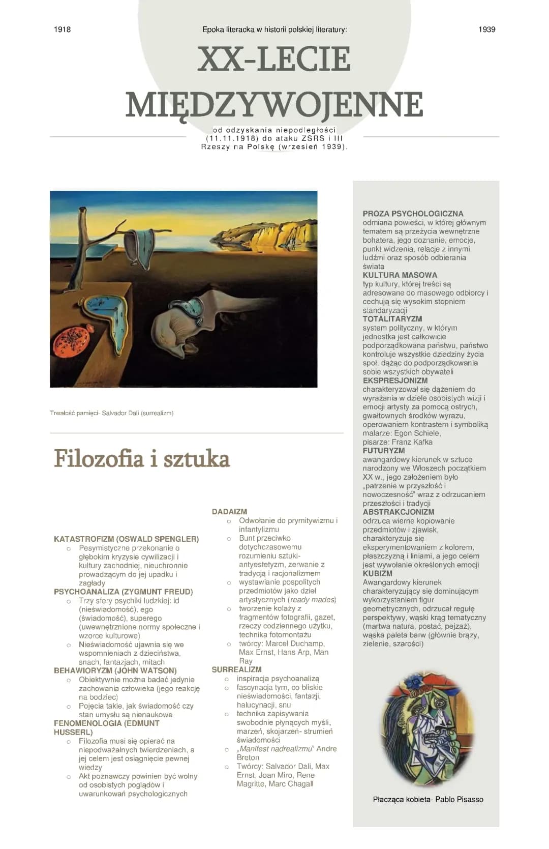 dwudziestolecie międzywojenne