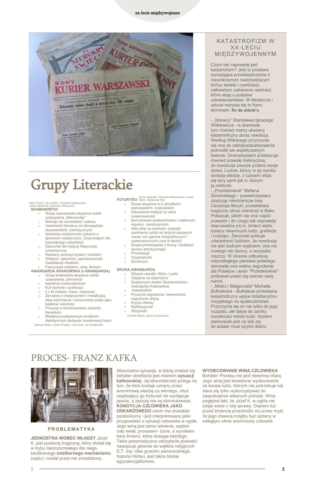 1918
MIĘDZYWOJENNE
od odzyskania niepodległości
(11.11.1918) do ataku ZSRS i III
Rzeszy na Polskę (wrzesień 1939).
Trwałość pamięci- Salvado