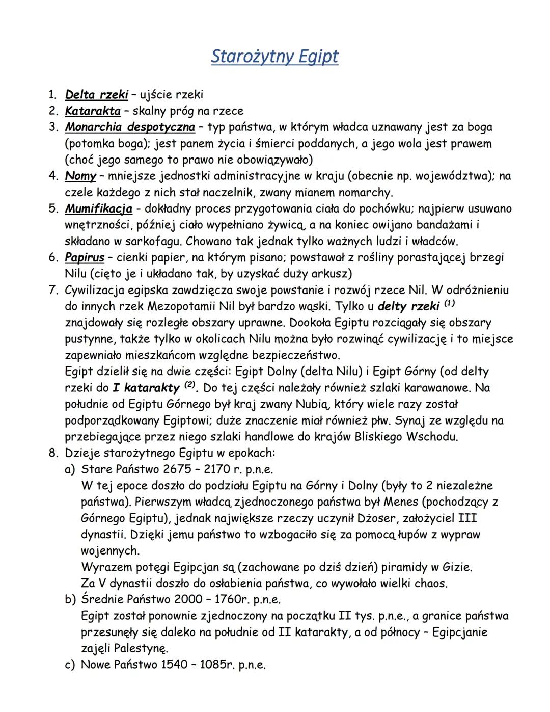 Starożytny Egipt