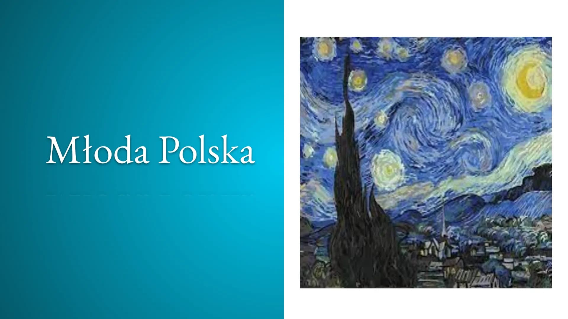 Młoda Polska nazwa
NAZWA EPOKI
Nazwa została zaczerpnięta
od ukazującego się w 1898 r.
w krakowskim „Życiu”cyklu
artykułów Artura
Górskiego 