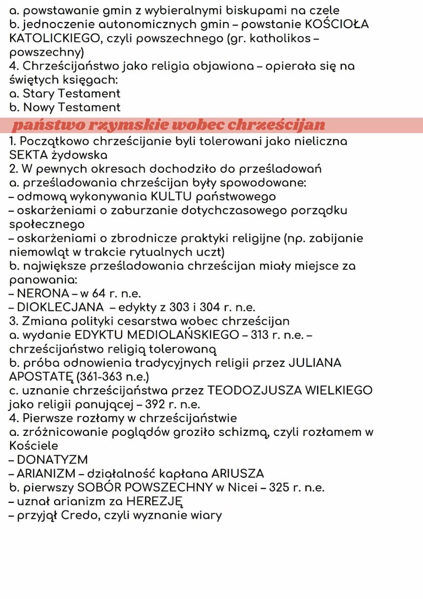 Narodziny
chrześcijaństion
działalność Jezusa Chrystusa
1. Palestyna w czasach Jezusa
a. w I w. p.n.e. Palestyna została wcielona do Imperiu