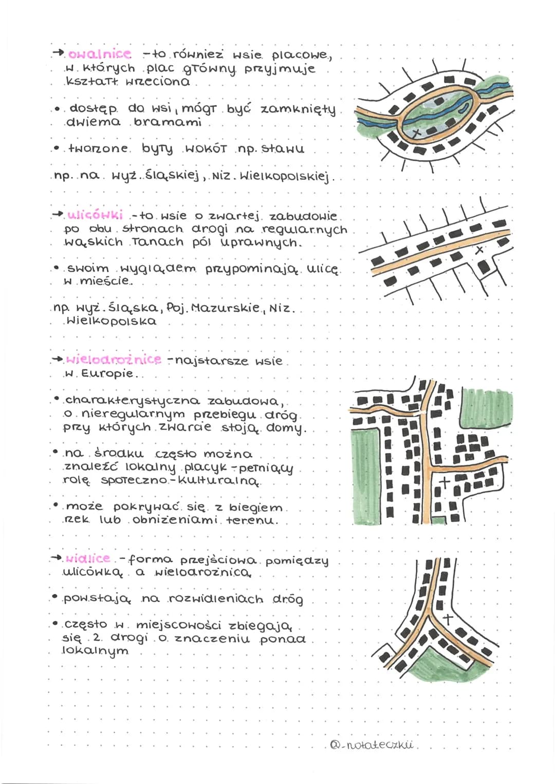 
<p>Osadnictwo wiejskie w Polsce obejmuje wiele różnych typów wsi, które można podzielić na kilka kategorii.</p>
<h2 id="typywsi">Typy wsi</