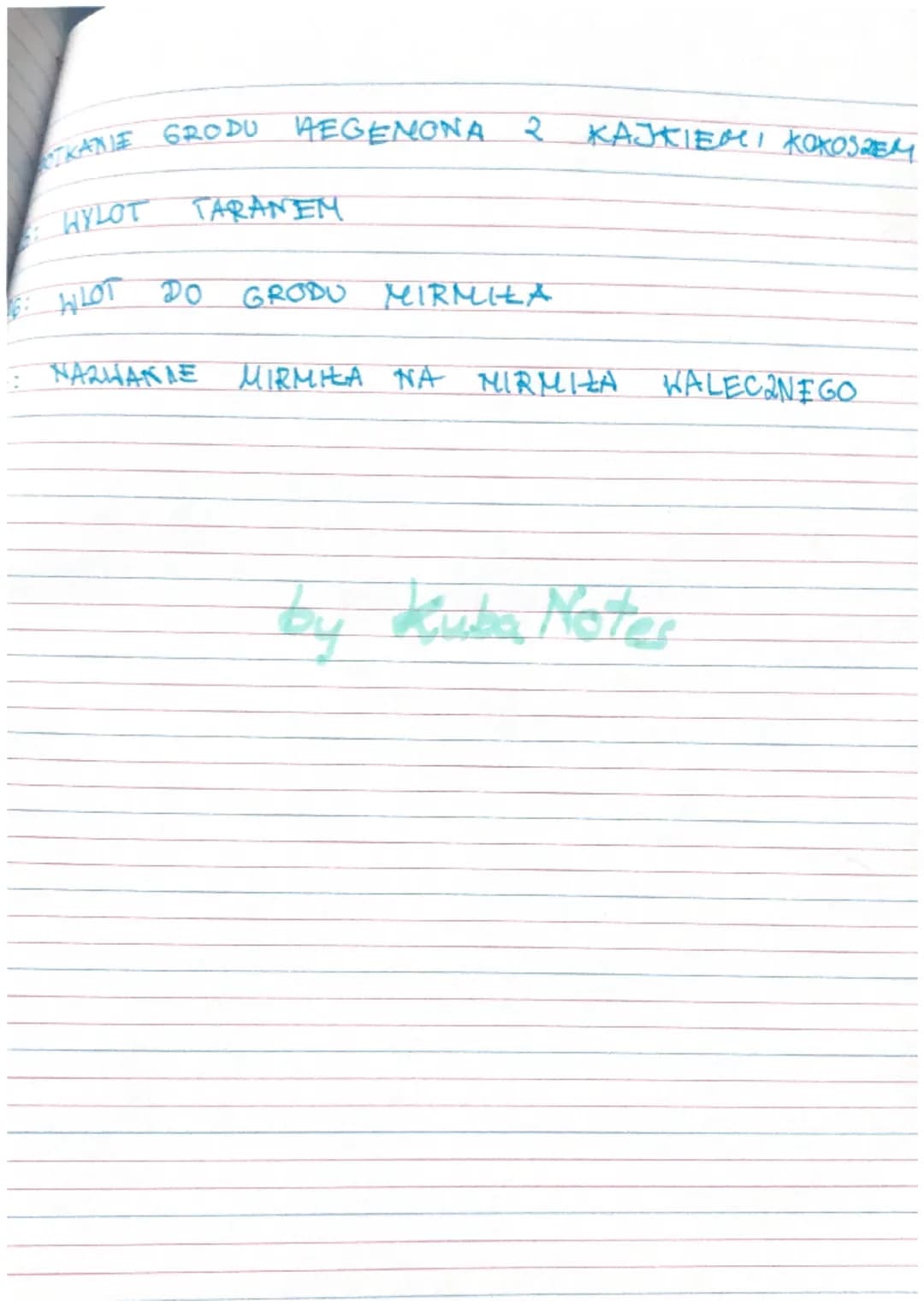 Kajko
i Kokosa
62KOŁA
LATANIA
POWTORZENIE
Autor: Jamusz Christa
BOHATEROWIE: Kajko, Kokosz, Kasztelan Mirmit,
Lubawa, Hegewon, Jaga, Kowal, 