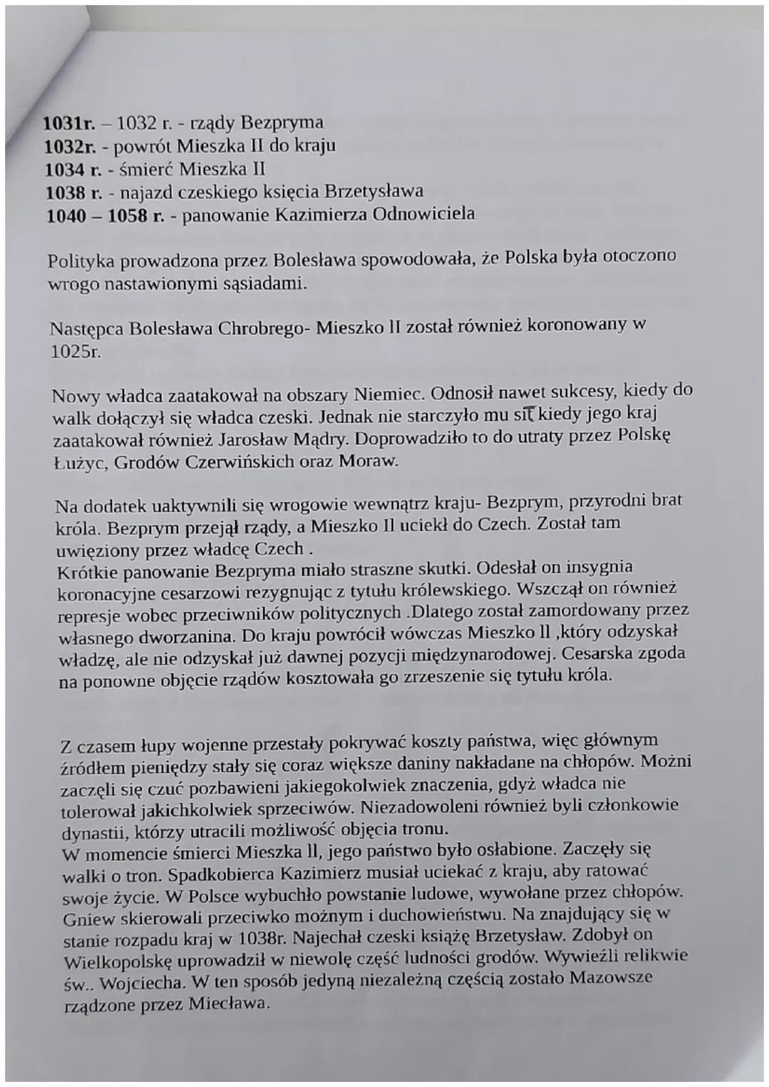 DZIAŁ V
POLSKA ZA PIERWSZYCH PIASTÓW
Lekcja
Temat: Pradzieje ziem polskich.
ok.500tys. Lat temu - najstarsze odnalezione w Polsce ślady Homo