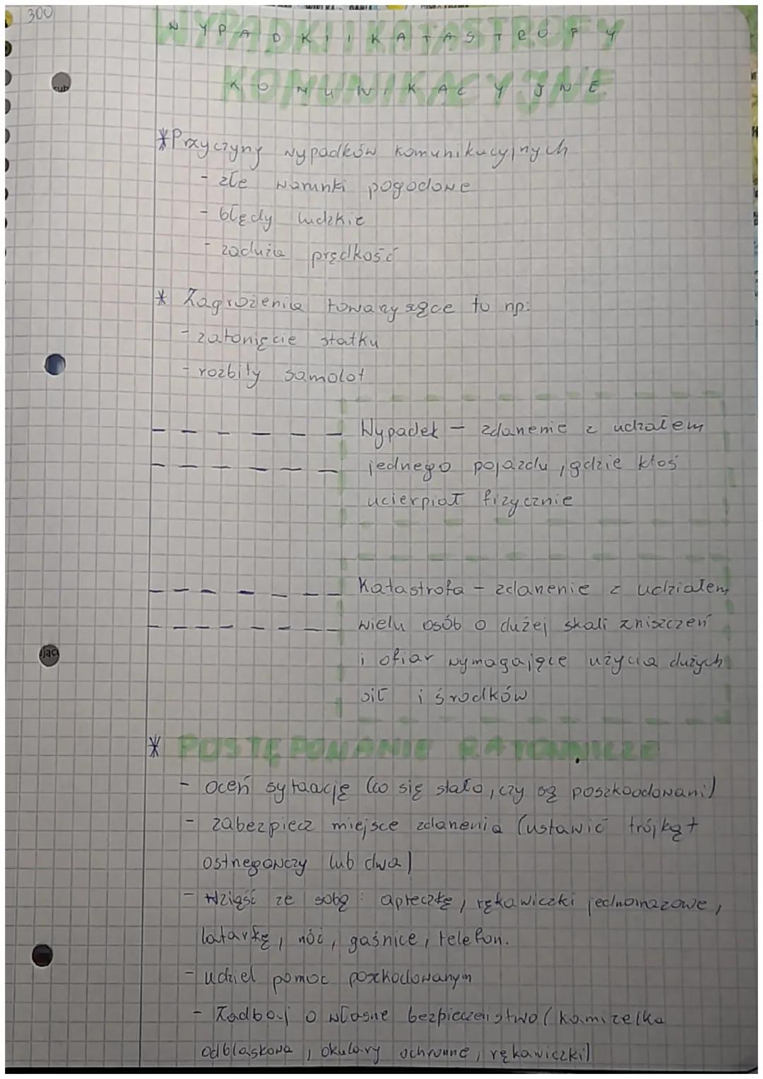 300
# WYPADKI KATAS
# KOMUNIKAL Y ONE.

*Przyczyny wypadków komunikucyınych
- złe warunki pogodone
- blędy ludzkie
- zaduža prędkość

* Zagr