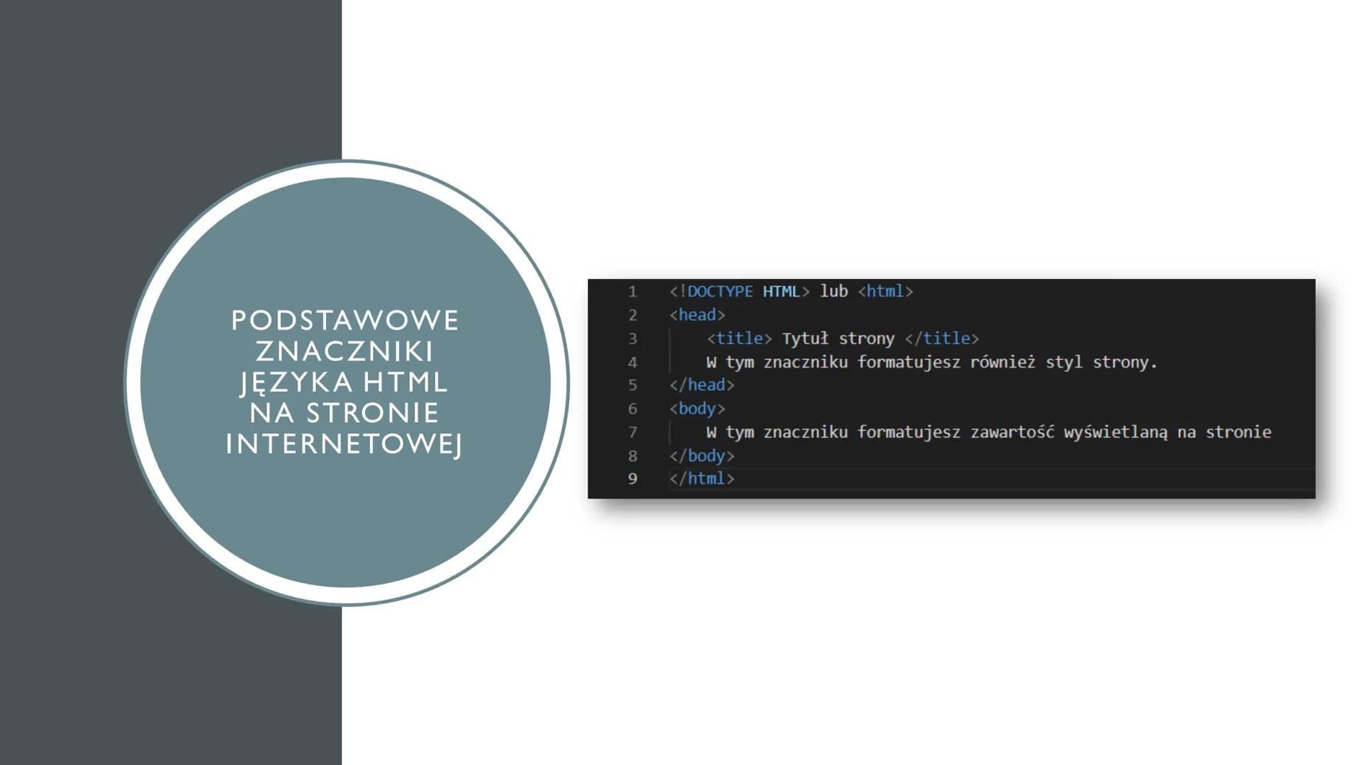 TWORZENIE STRONY
INTERNETOWEJ
Podstawowe infromacje na temat HTML
@szyszusiowe_notatki CZEGO
DOWIESZ SIĘ W
TEJ NOTATCE?
1. Czym jest język H