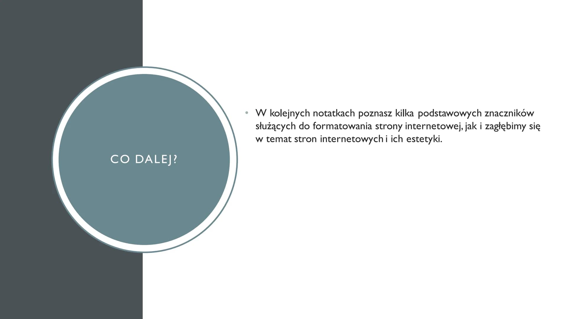 TWORZENIE STRONY
INTERNETOWEJ
Podstawowe infromacje na temat HTML
@szyszusiowe_notatki CZEGO
DOWIESZ SIĘ W
TEJ NOTATCE?
1. Czym jest język H