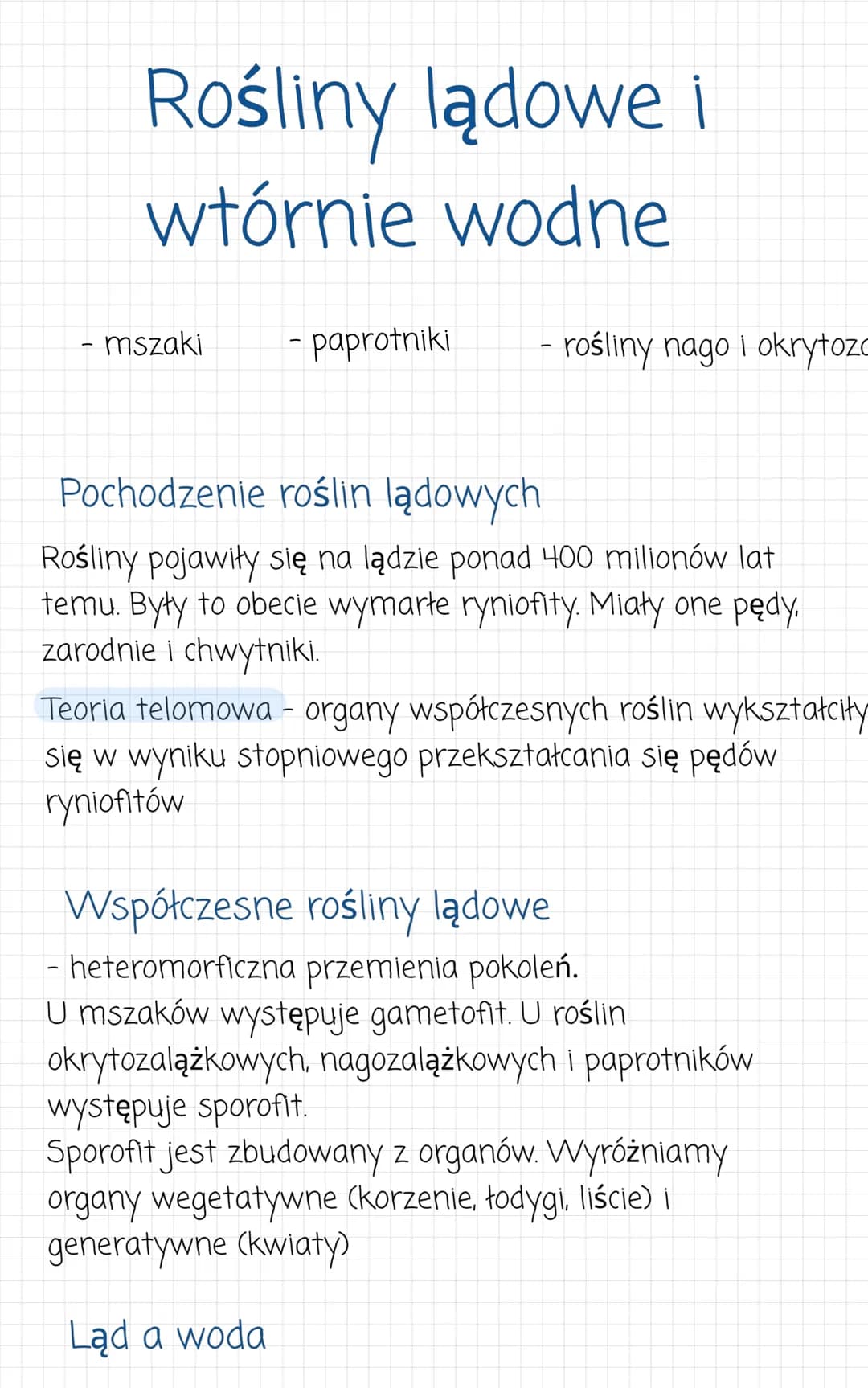 Rośliny pierwotnie
wodne.....
Formy morfologiczne....
kokoidalne
●
• formy jednokomorowe
nieruchliwe
kolonie zbudowane z komórek
połączonych