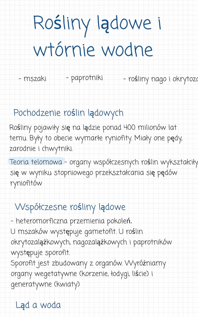 Rośliny pierwotnie
wodne.....
Formy morfologiczne....
kokoidalne
●
• formy jednokomorowe
nieruchliwe
kolonie zbudowane z komórek
połączonych