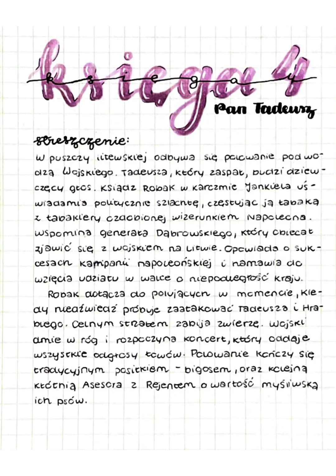 Księga 4 (Pan Tadeusz)