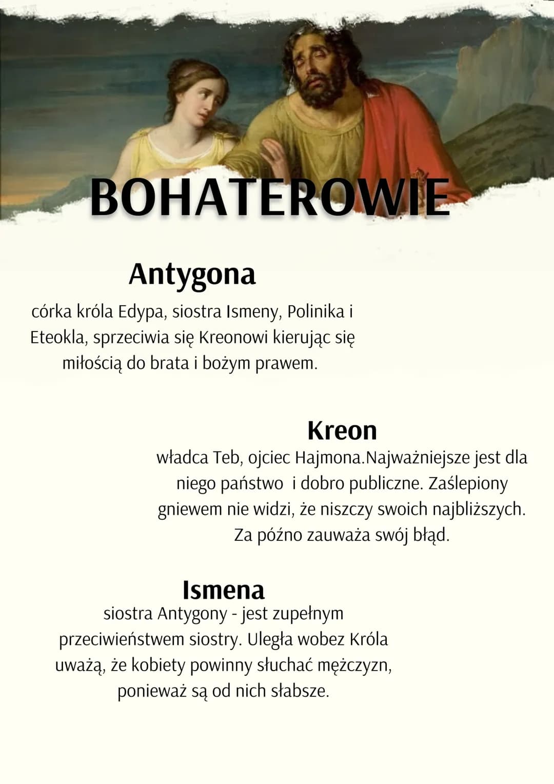 Antygona Streszczenie i Motywy - Krótkie Opisy i Charakterystyki