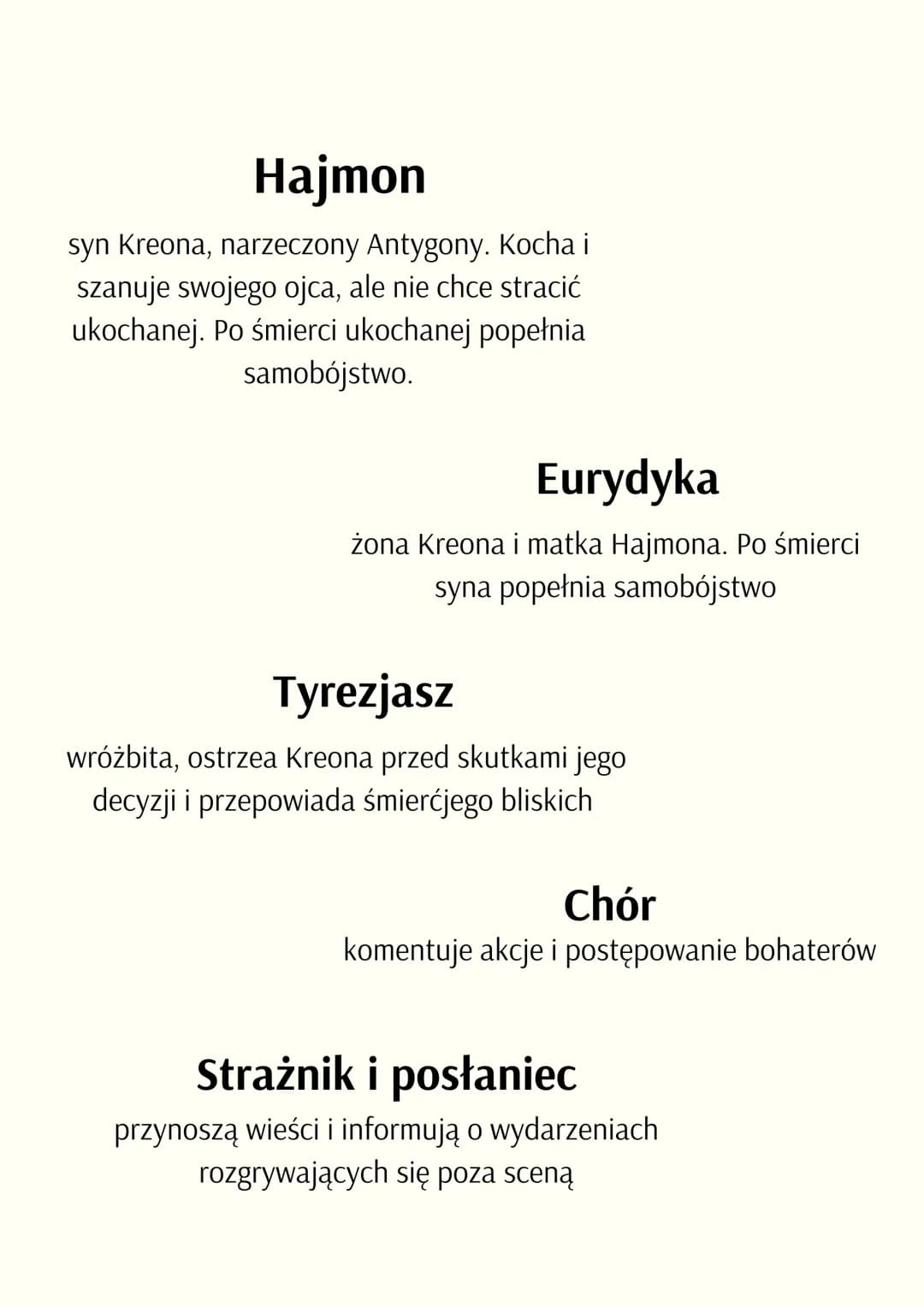Antygona Streszczenie i Motywy - Krótkie Opisy i Charakterystyki