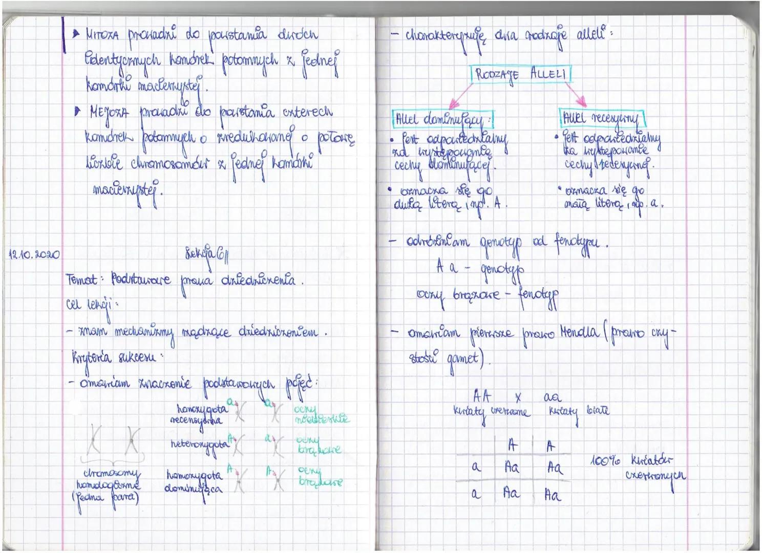 DZIAŁ 1.
GENETYKΑ
14/09/2020
Lekcja 211
Temat: Czym jest genetyka?
Cel lekcji:
- dowiaduję się, co to jest genetyka.
Kryteria sukcesu:
- dok