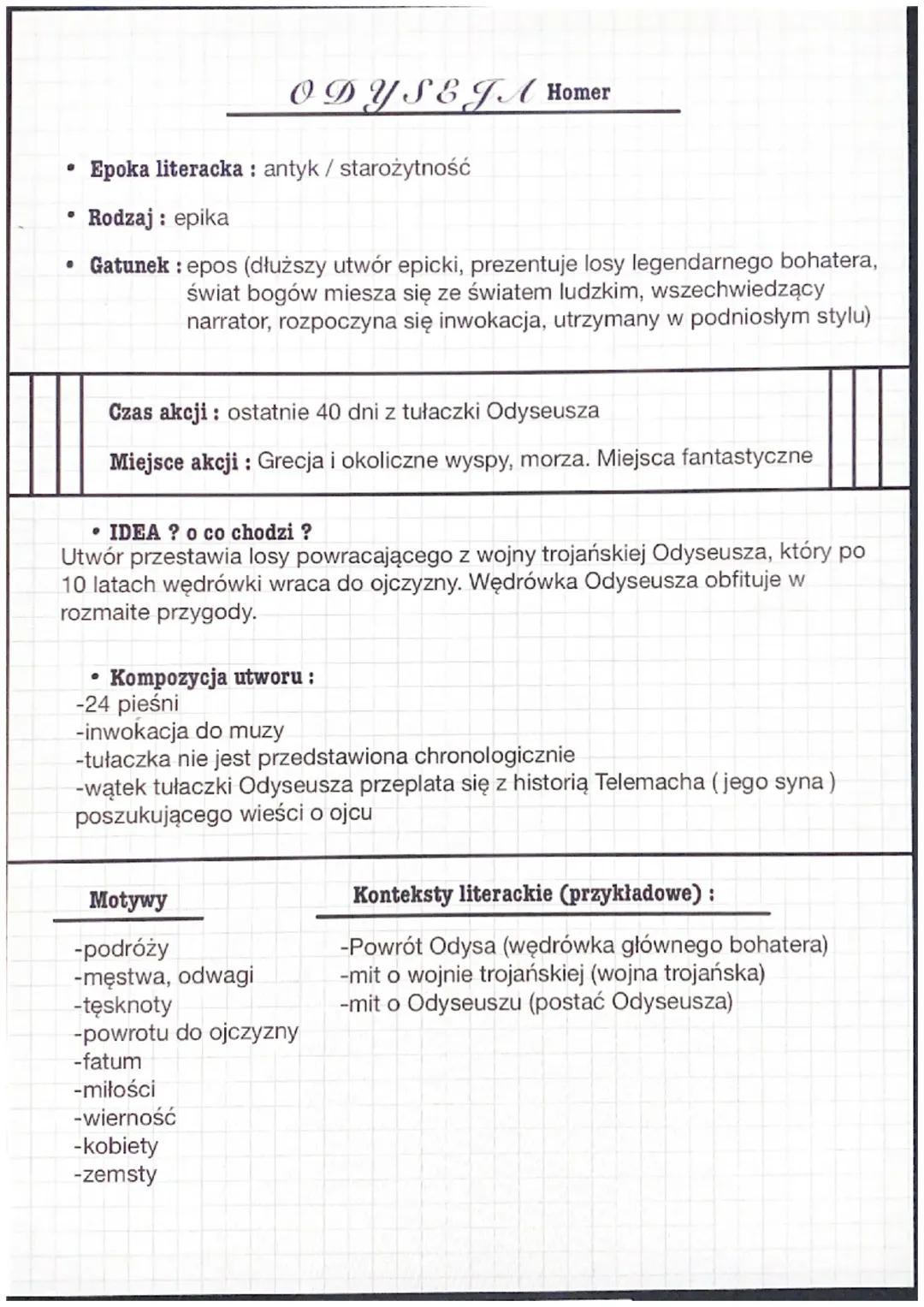 Odyseja Homera 