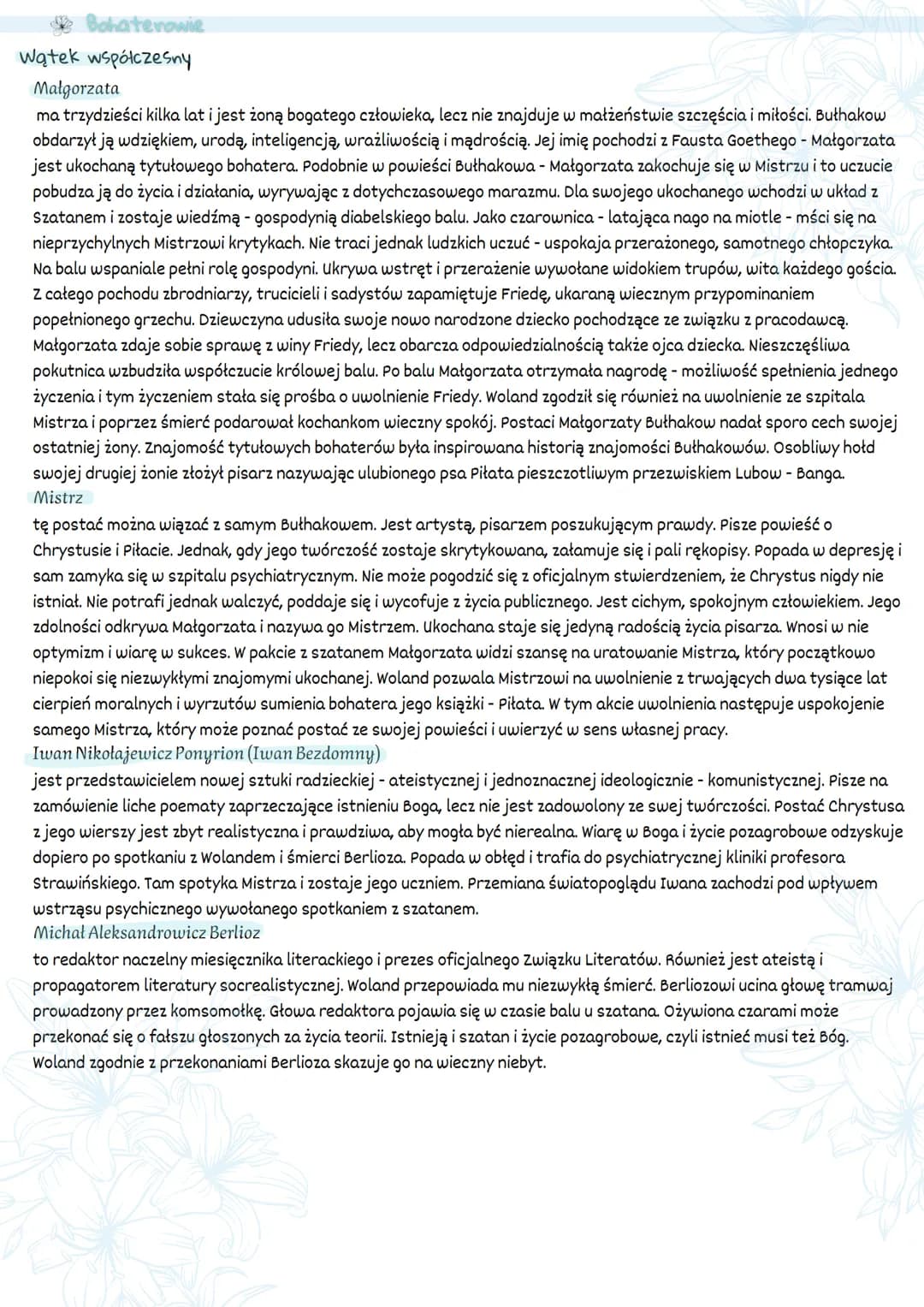 "Mistrz i Małgorzata" Michał Afanasjew Bułhakow
Geneza i kontekst literacki
W liście do jednego z przyjaciół Bułhakow napisał, że o ile do n