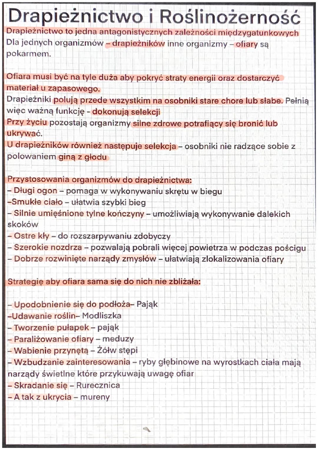 Drapieżnictwo i Roślinożerność
Drapieżnictwo to jedna antagonistycznych zależności międzygatunkowych
Dla jednych organizmów - drapieżników i