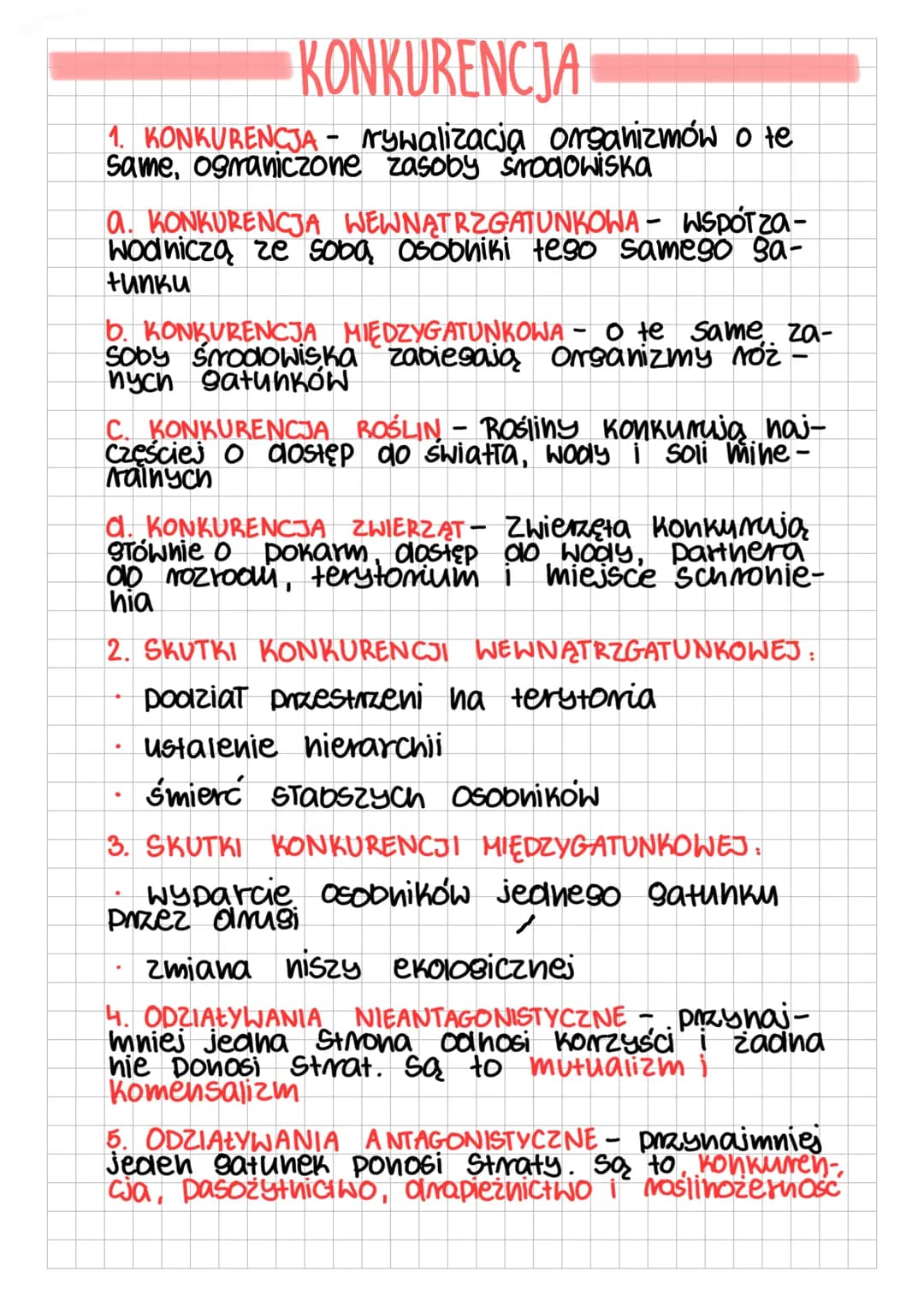 KONKURENCJA
1. KONKURENCJA - rywalizacja organizmów o te
Same, ograniczone zasoby środowiska
a. KONKURENCJA WEWNĄTRZGATUNKOWA WSPÓTza-
Wodni