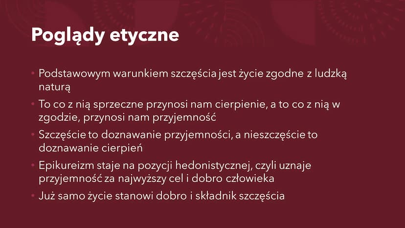 STOIZM, EPIKUREIZM I
SCEPTYCYZM
Ogólne informacje STOICY Założyciel i przedstawiciele
Szkołę stoicką założył Zenon z Kition
Mimo zgłębiania 