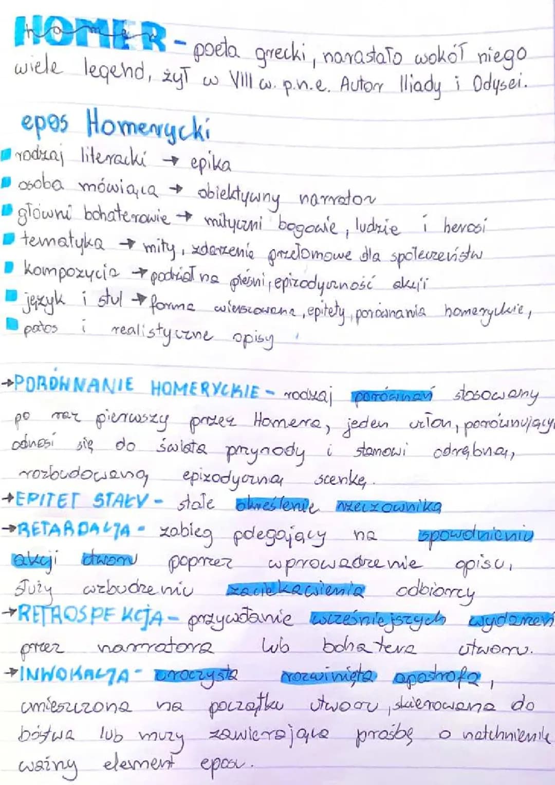 Epos Homerycki i Porównania: Co to jest i Jakie Ma Cechy?