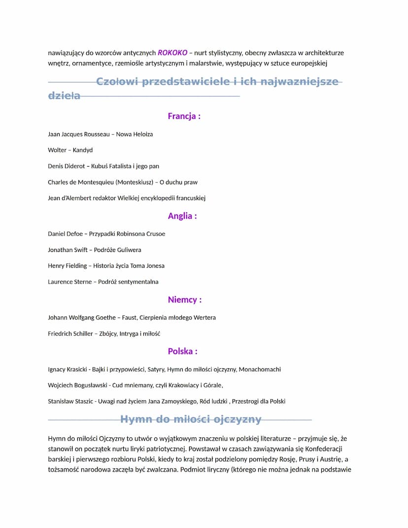 "
I
I
I
I
Oświecenie -
RAMY CZASOWE
W Europie
Początek to lata 80-90 XVII wieku
Zakończenie łączy się z datą 1789-Rewolucja Francuska
W Pols