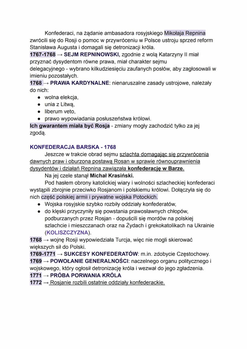 KRYZYS I UPADEK
RZECZYPOSPOLITEJ
UNIA POLSKO-SASKA
Po śmierci Jana III Sobieskiego w 1696 roku w Rzeczypospolitej zapanował
chaos (na Litwie