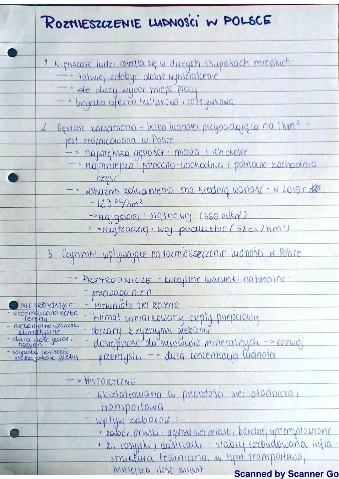 # ROZMIESZCZENIE LUDNOŚCI W POLSCE

1. Większość ludzi osiedla się w dużych skupiskach miejskich.
- tatwie, zdobyć dobre wykształcenie
- to 