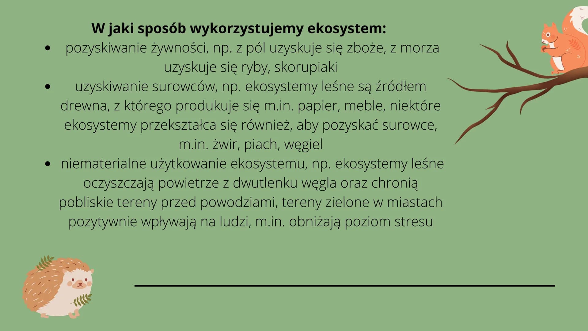 Czym
jest
kosustem W poprzednich klasach uczyliśmy się
czym są w przyrodzie elementy
ożywione i nieożywione.
Wiemy o tym że pomiędzy nimi
po
