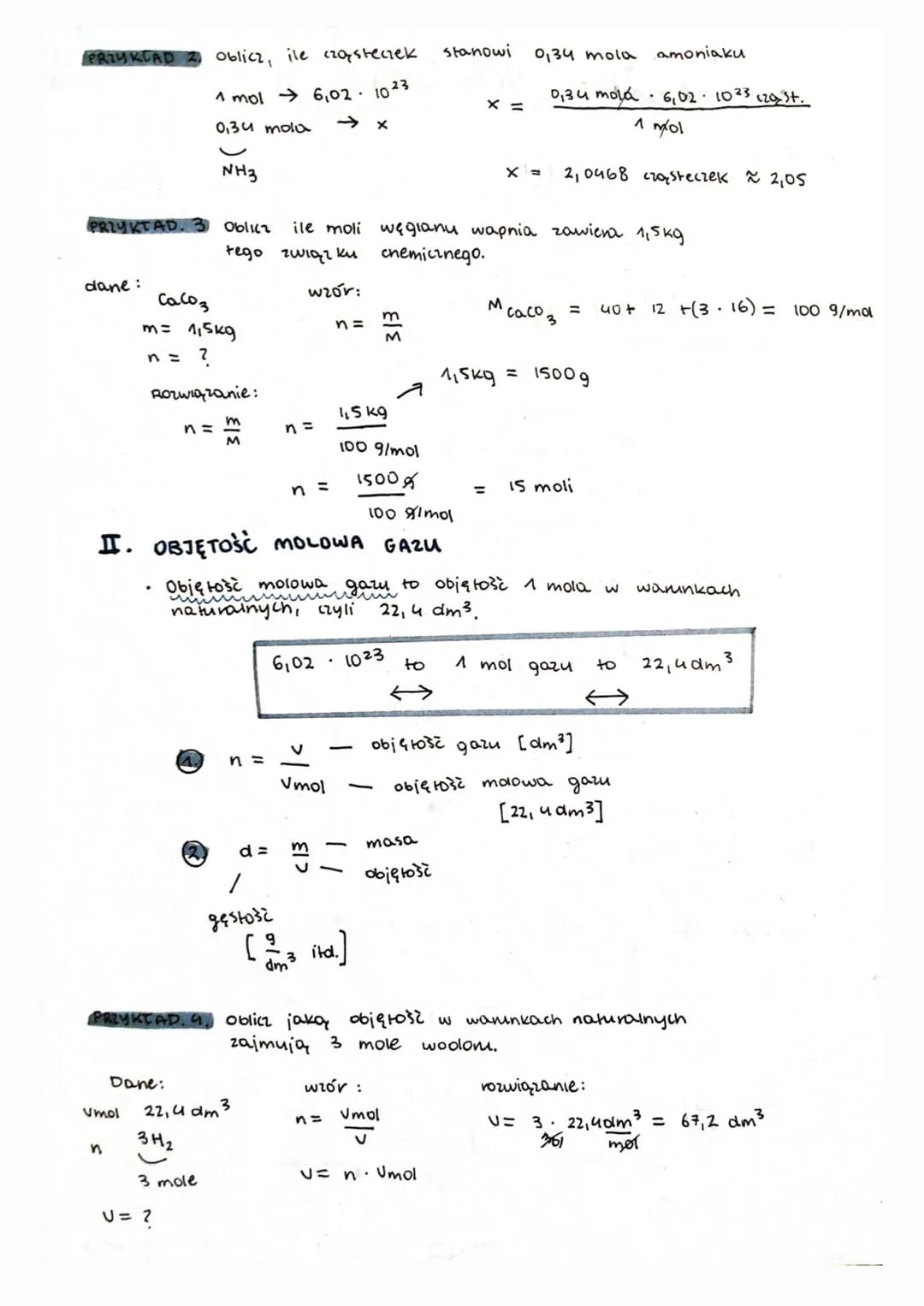 reakcjen
I. MOLE
• 1 mol to
(I.
wynosi tyle, co
NA = 6,02 10 23
[a
at
3 mole
CHEMIA DZIAT
6,02 1023 atomów/cząsteczek/ionow, czyli
liczba
mo