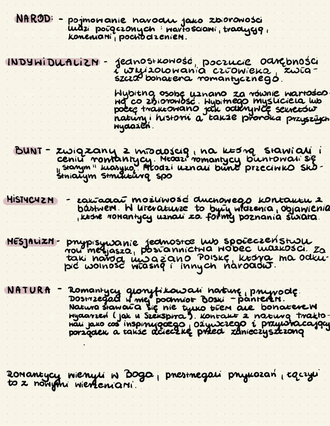 Romantyzm wprowadzenie
NAZHA I RAMY CZASOHE EPOKI
NAZWA najprawdopodobniej wywodzi się od tacińskiego romanticus
(niezwykły). Tym słowem opi