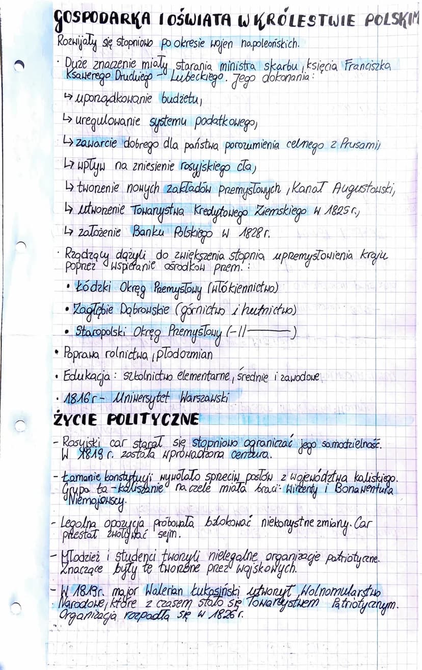 ZIEMIE POLSKIE WLATACH
1845-4830
Posiadały różny status.
Królestwo Polskie i ziemie zabrane
Królestwo Polskie połączone z Rosją unią persona
