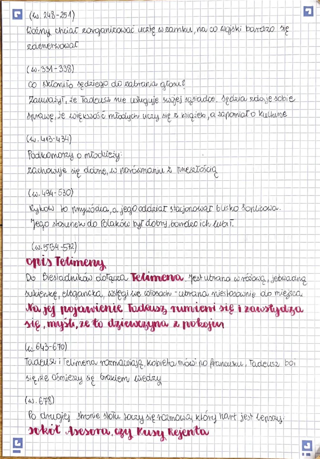 na Litwie
Pan Tadeusz, czyli ostatni zajazd
Gatrunek epopeja narodowa
Adam Mickiewicz
izas 1811 rok (5dni), 1812 (1dziern)
miejsce Dobryn, z
