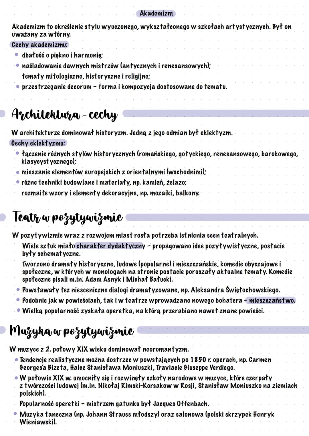 Pozytywizo
Ramy czasowe
Ramy czasowe pozytywizmu zasadniczo obejmują 2. połowę XIX w.
Pozytywizm w Europie (występuje jako realizm i natural