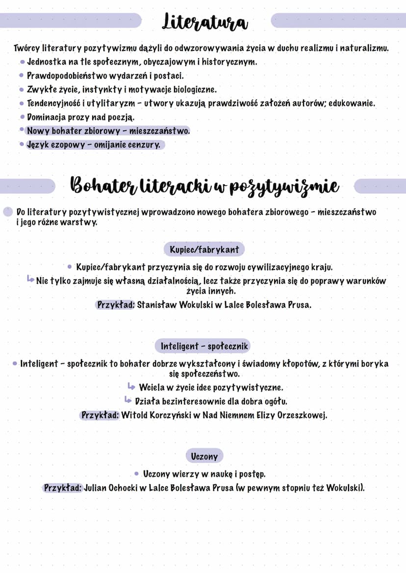 Pozytywizo
Ramy czasowe
Ramy czasowe pozytywizmu zasadniczo obejmują 2. połowę XIX w.
Pozytywizm w Europie (występuje jako realizm i natural