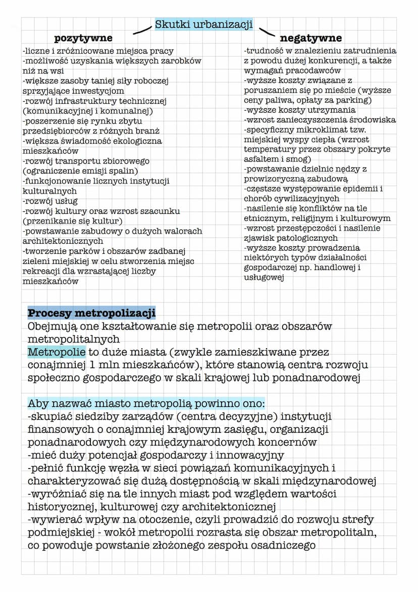 1. Rozwój sieci osadniczej na świecie
osadnictwo - proces osiedlania się ludności na określonym terenie
Rodzaje jednostek osadniczych
w zale